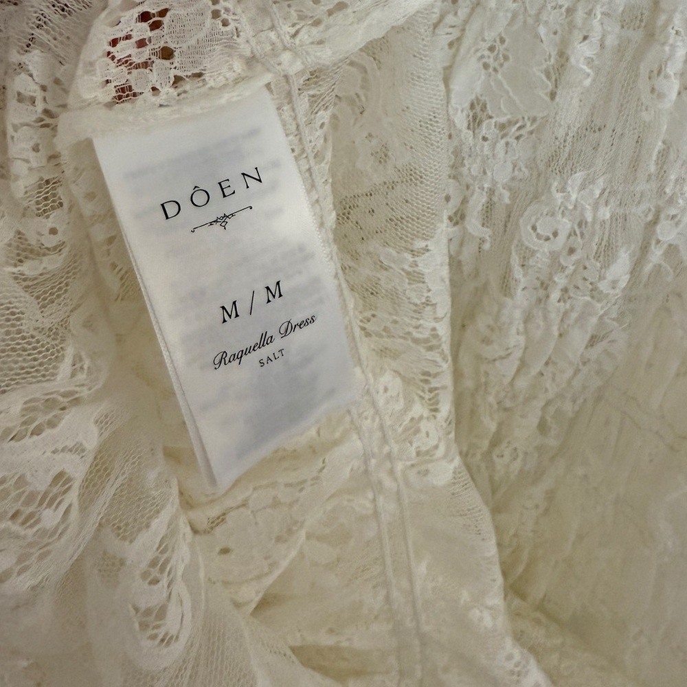 Doen Cream Lace Midi Dress - Picture 11 of 11